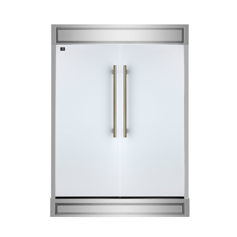 Load image into Gallery viewer, Forno Maderno 2-28-Inch, White Wide Convertible Refrigerator/Freezer - FFFFD1722-60MG-WHT