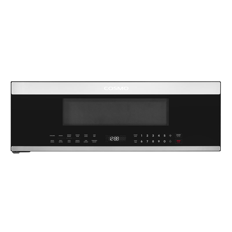 Load image into Gallery viewer, Cosmo COS-3012ORLP1SS 30 in. Slim Over the Range Microwave with Automatic Presets, Soft Touch Controls and 1.2 cu. ft. Capacity