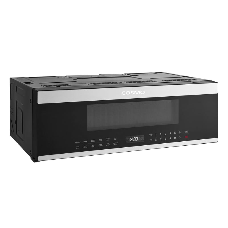 Load image into Gallery viewer, Cosmo COS-3012ORLP1SS 30 in. Slim Over the Range Microwave with Automatic Presets, Soft Touch Controls and 1.2 cu. ft. Capacity