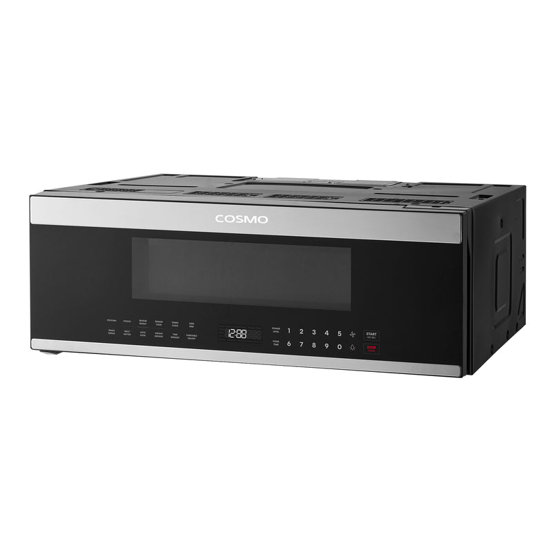 Load image into Gallery viewer, Cosmo COS-3012ORLP1SS 30 in. Slim Over the Range Microwave with Automatic Presets, Soft Touch Controls and 1.2 cu. ft. Capacity