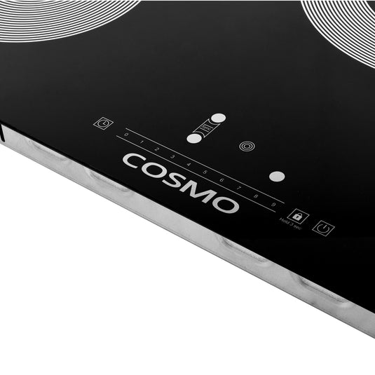 Cosmo 30 in. Electric Ceramic Glass Cooktop with 4 Burners, Triple Zone Element, Sync Burners, Hot Surface Indicator Light and Touch Control