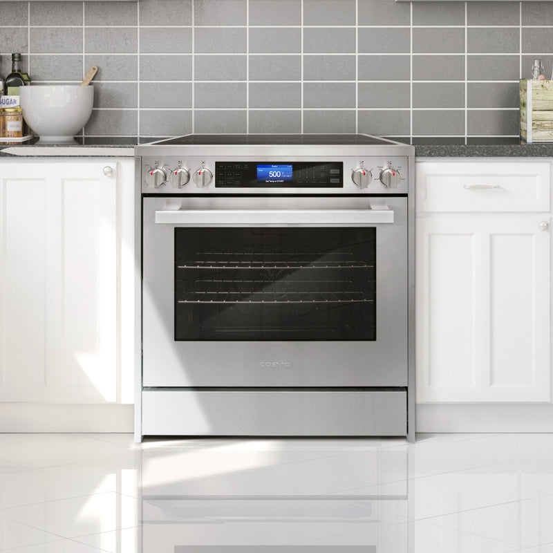 Load image into Gallery viewer, Cosmo Commercial-Style 30 inch, Stainless Steel Single Oven Electric Range - COS-305AERC