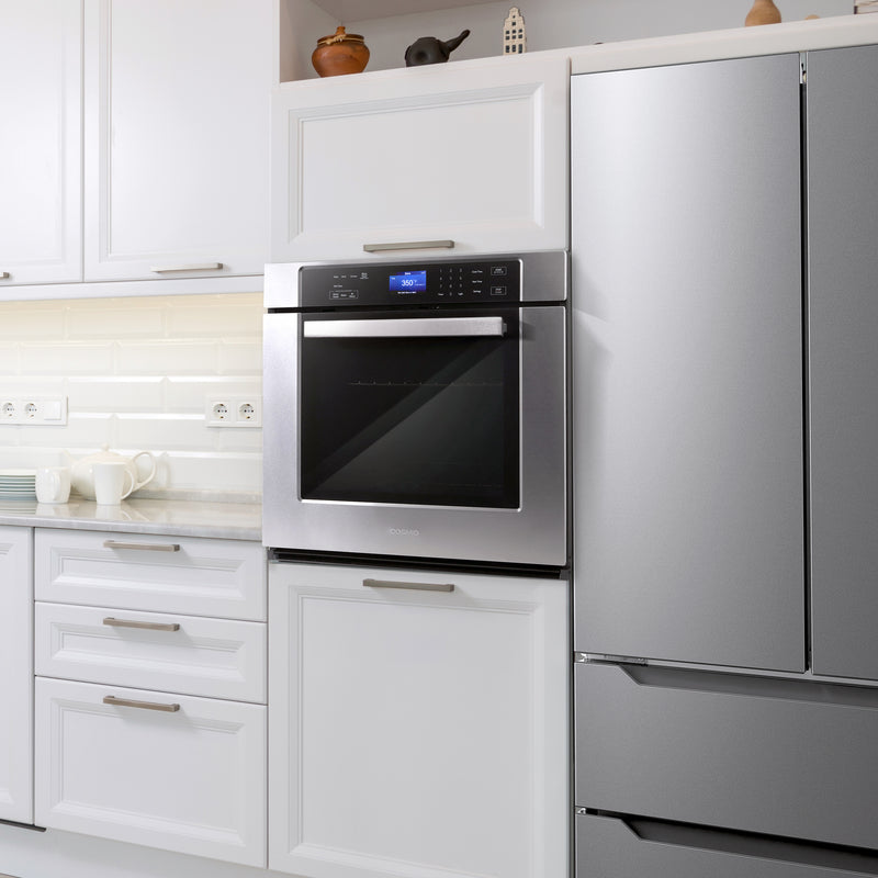 Load image into Gallery viewer, Cosmo 30 in. 5 cu. ft. Single Electric Wall Oven with True European Convection and Self Cleaning in Stainless Steel