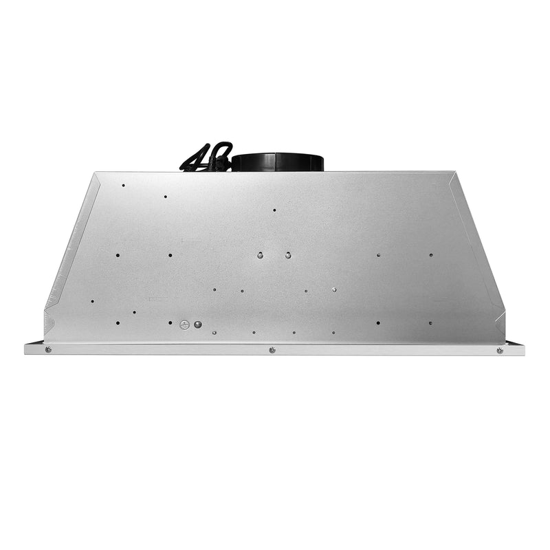 Load image into Gallery viewer, 30 in. 380 CFM Ducted Insert Range Hood in Stainless Steel with Push Button Controls LED Lights and Permanent Filters