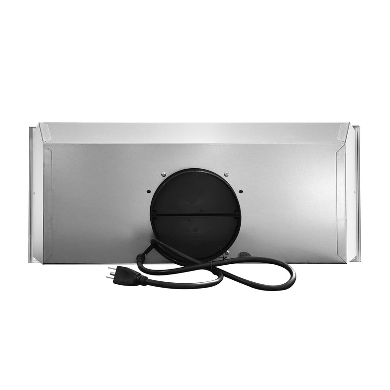 Load image into Gallery viewer, 30 in. 380 CFM Ducted Insert Range Hood in Stainless Steel with Push Button Controls LED Lights and Permanent Filters