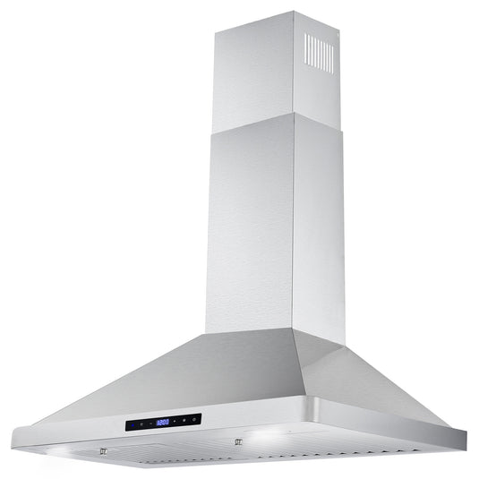 Cosmo 30 in. Ducted Range Hood in Stainless Steel with Touch Controls, LED Lighting and Permanent Filters
