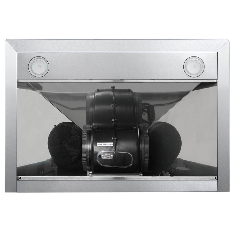 Load image into Gallery viewer, Cosmo 30 in. Ducted Wall Mount Range Hood in Stainless Steel with LED Lighting and Permanent Filters