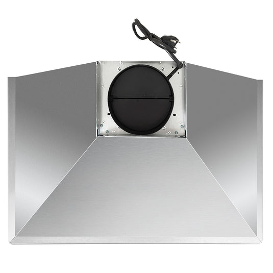 Cosmo 30 in. Ducted Wall Mount Range Hood in Stainless Steel with LED Lighting and Permanent Filters