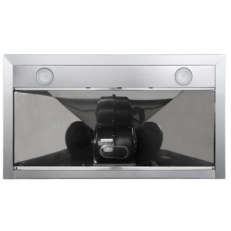 Load image into Gallery viewer, Cosmo 36 in. Ducted Range Hood in Stainless Steel with Touch Controls, LED Lighting and Permanent Filters