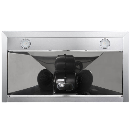 Cosmo 36 in. Ducted Range Hood in Stainless Steel with Touch Controls, LED Lighting and Permanent Filters
