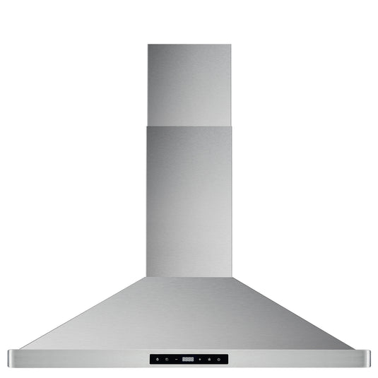 Cosmo 36 in. Ducted Range Hood in Stainless Steel with Touch Controls, LED Lighting and Permanent Filters