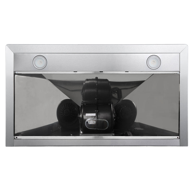 Load image into Gallery viewer, Cosmo 36 in. Ducted Wall Mount Range Hood in Stainless Steel with Touch Controls, LED Lighting and Permanent Filters