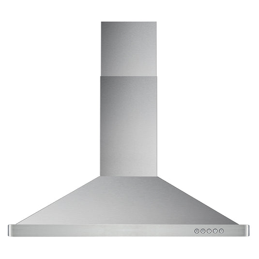 Cosmo 36 in. Ducted Wall Mount Range Hood in Stainless Steel with Touch Controls, LED Lighting and Permanent Filters