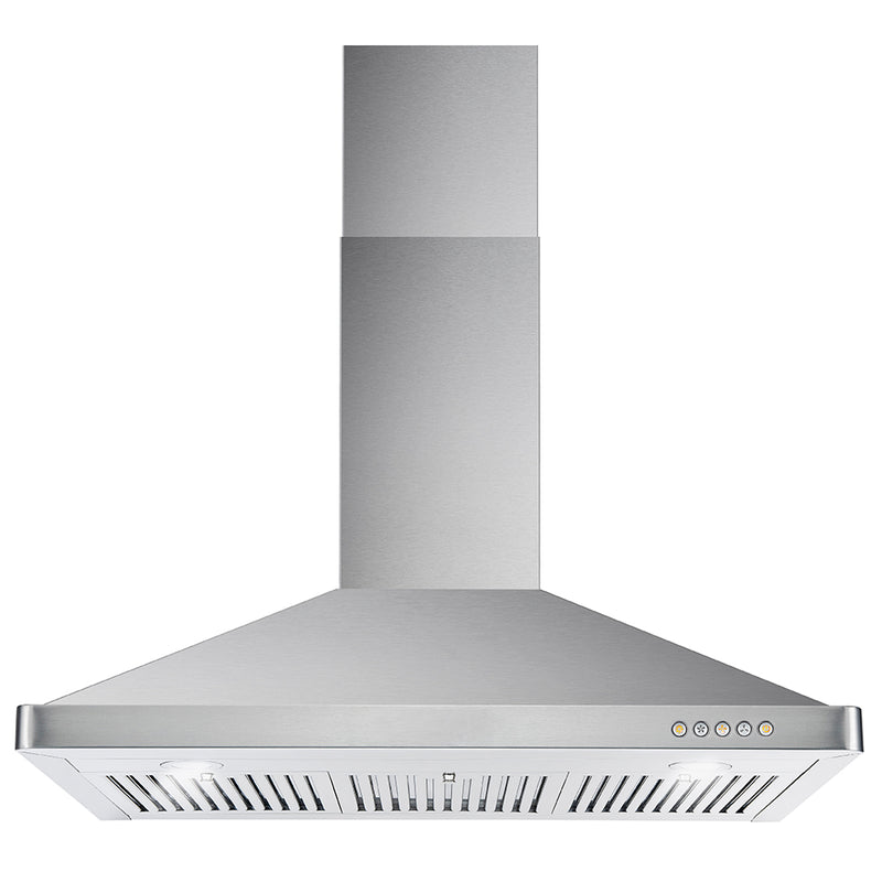 Load image into Gallery viewer, Cosmo 36 in. Ducted Wall Mount Range Hood in Stainless Steel with Touch Controls, LED Lighting and Permanent Filters