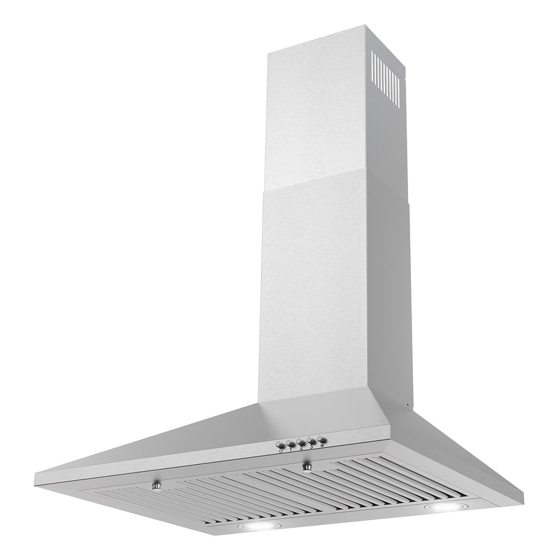 Load image into Gallery viewer, Cosmo 24 in. Ducted Wall Mount Range Hood in Stainless Steel with LED Lighting and Permanent Filters