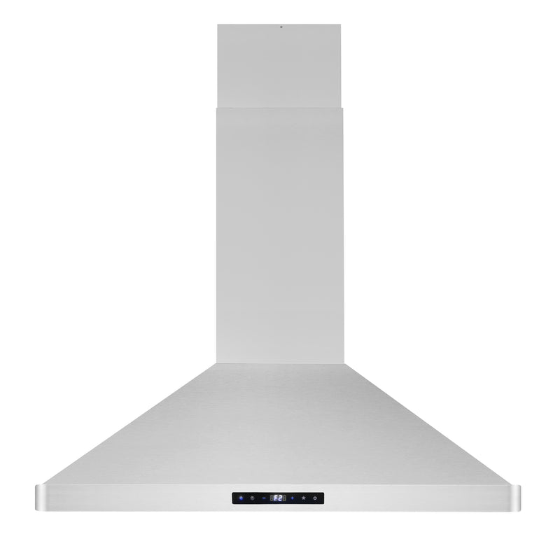 Load image into Gallery viewer, Cosmo 36 in. Ducted Island Range Hood with 380 CFM, 3-Speed Fan, Permanent Filters, LED Lights in Stainless Steel