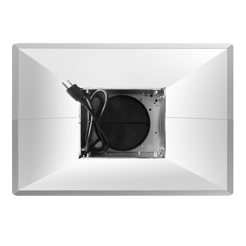 Load image into Gallery viewer, Cosmo 36 in. Ducted Island Range Hood with 380 CFM, 3-Speed Fan, Permanent Filters, LED Lights in Stainless Steel