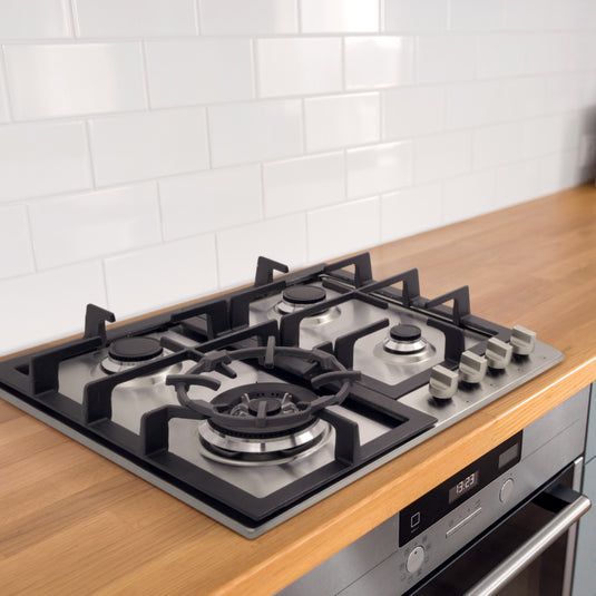 Cosmo 24 in. Gas Cooktop in Stainless Steel with 4 Sealed Burners