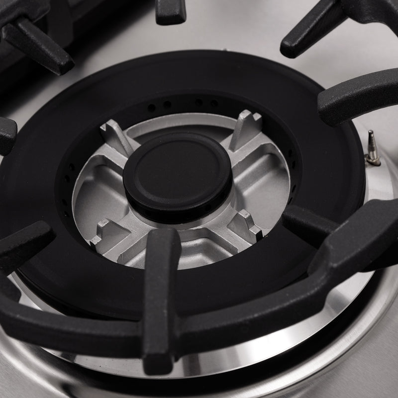 Load image into Gallery viewer, Cosmo 24 inch, Stainless Steel Gas Cooktop with 4 Sealed Burners - COS-640STX-E