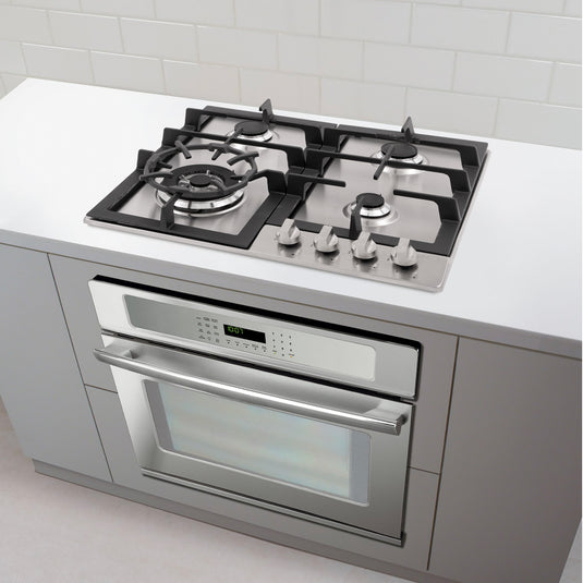Cosmo 24 in. Gas Cooktop in Stainless Steel with 4 Sealed Burners