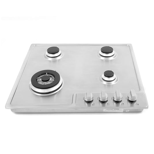 Cosmo 24 in. Gas Cooktop in Stainless Steel with 4 Sealed Burners