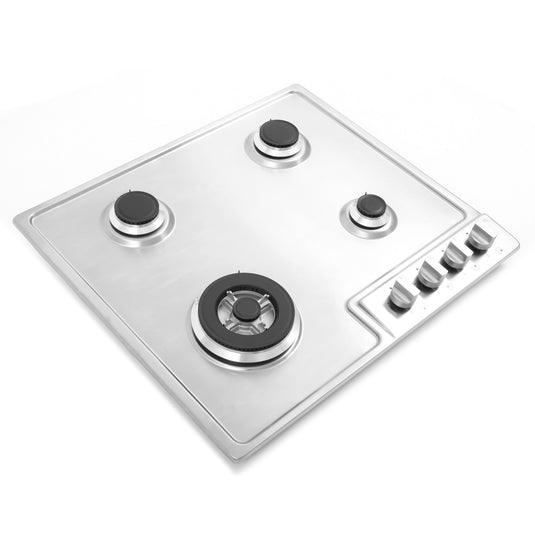 Cosmo 24 in. Gas Cooktop in Stainless Steel with 4 Sealed Burners