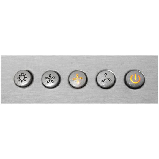 Cosmo 30 in. Ducted Wall Mount Range Hood in Stainless Steel with LED Lighting and Permanent Filters