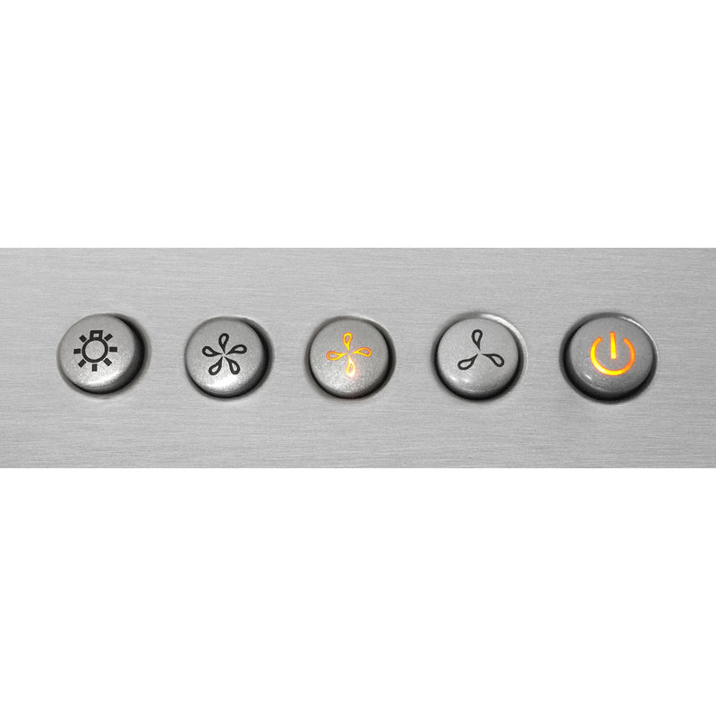 Load image into Gallery viewer, Cosmo 36 in. Ducted Wall Mount Range Hood in Stainless Steel with LED Lighting and Permanent Filters