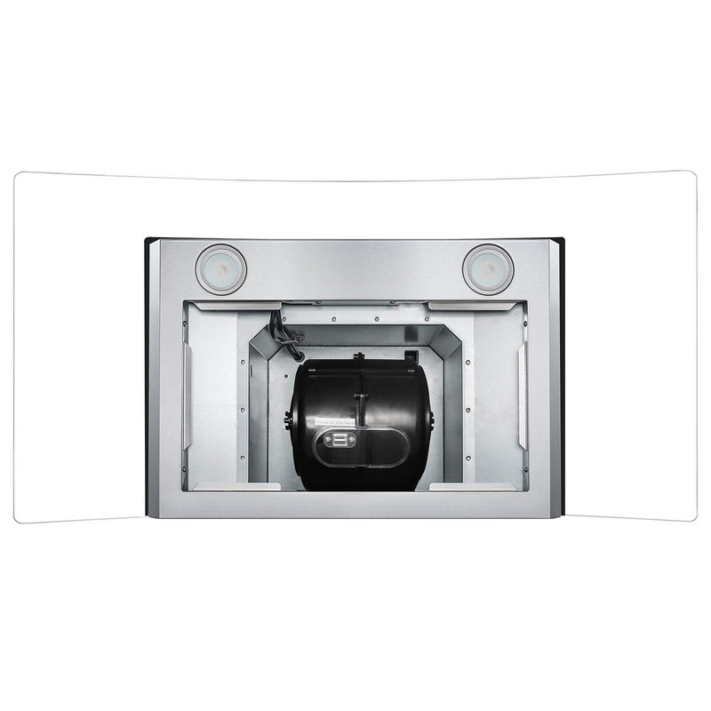 Load image into Gallery viewer, Cosmo 36 in. Ducted Wall Mount Range Hood in Stainless Steel with LED Lighting and Permanent Filters
