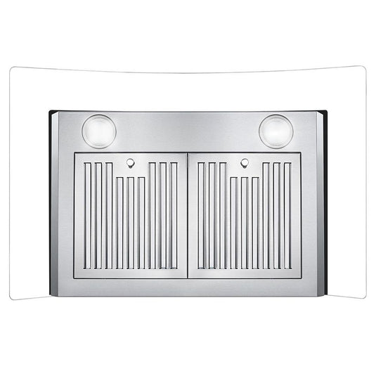 Cosmo 30 in. Ducted Wall Mount Range Hood in Stainless Steel with Touch Controls, LED Lighting and Permanent Filters