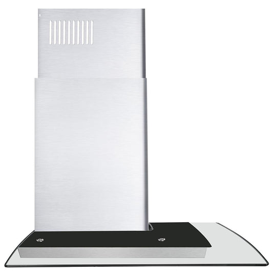 Cosmo 30 in. Ducted Wall Mount Range Hood in Stainless Steel with Touch Controls, LED Lighting and Permanent Filters