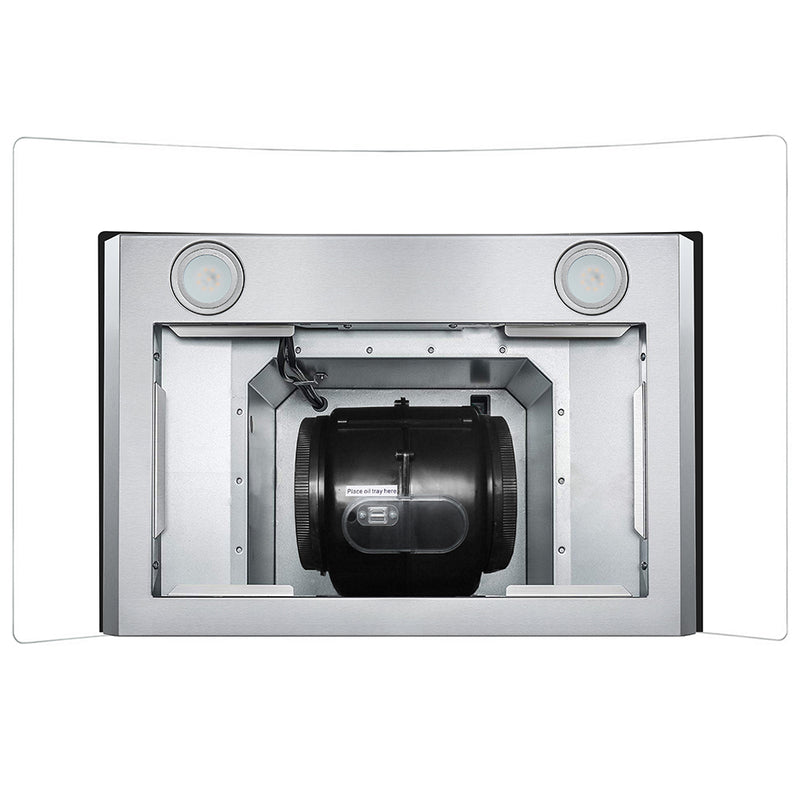 Load image into Gallery viewer, Cosmo 30 in. Ducted Wall Mount Range Hood in Stainless Steel with Touch Controls, LED Lighting and Permanent Filters