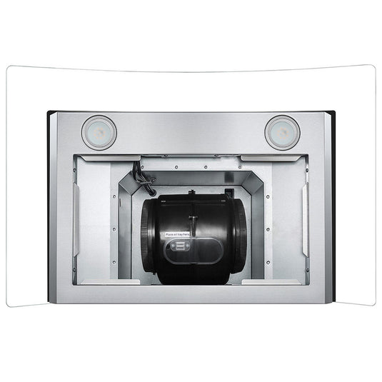 Cosmo 30 in. Ducted Wall Mount Range Hood in Stainless Steel with Touch Controls, LED Lighting and Permanent Filters