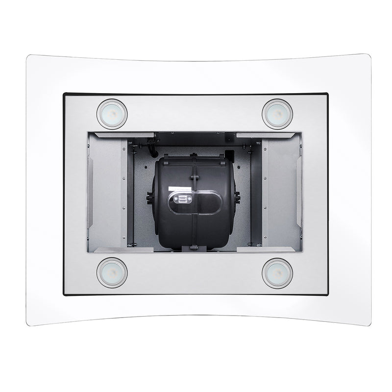 Load image into Gallery viewer, Cosmo 30 in. Ducted Island Range Hood in Stainless Steel with LED Lighting and Permanent Filters