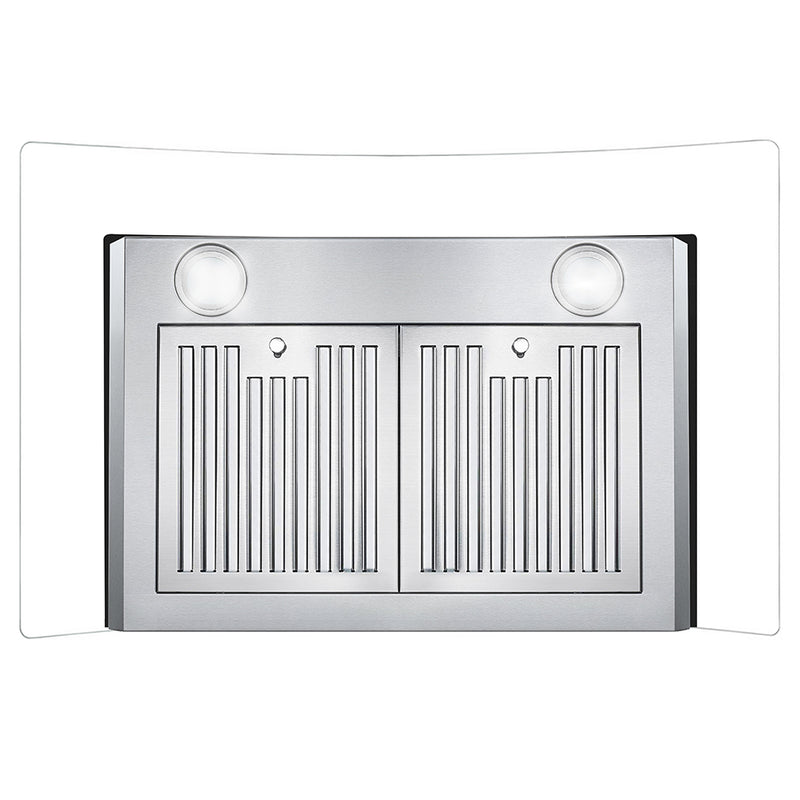 Load image into Gallery viewer, Cosmo 30 in. Ducted Wall Mount Range Hood in Stainless Steel with Touch Controls, LED Lighting and Permanent Filters