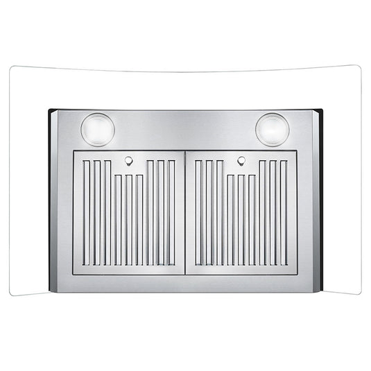 Cosmo 30 in. Ducted Wall Mount Range Hood in Stainless Steel with Touch Controls, LED Lighting and Permanent Filters