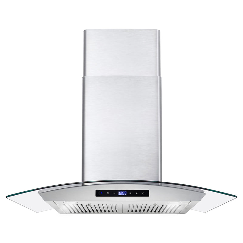 Load image into Gallery viewer, Cosmo 30 in. Ducted Wall Mount Range Hood in Stainless Steel with Touch Controls, LED Lighting and Permanent Filters
