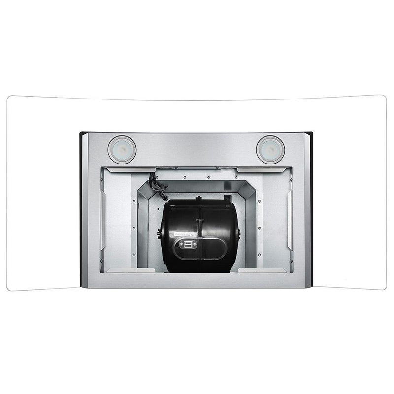 Load image into Gallery viewer, Cosmo 36 in. Ducted Wall Mount Range Hood in Stainless Steel with Touch Controls, LED Lighting and Permanent Filters