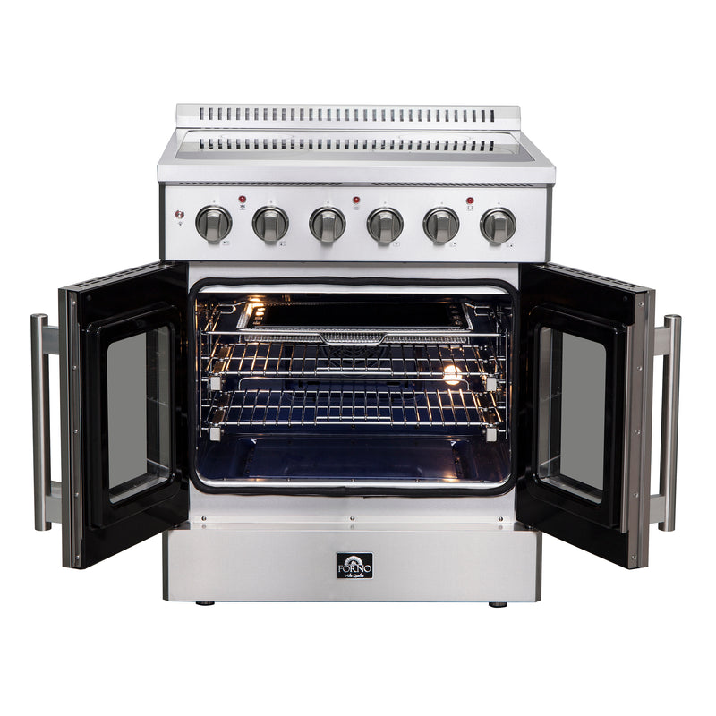 Load image into Gallery viewer, Forno Galiano 30-Inch, Stainless Steel French Door Electric Range - FFSEL6917-30