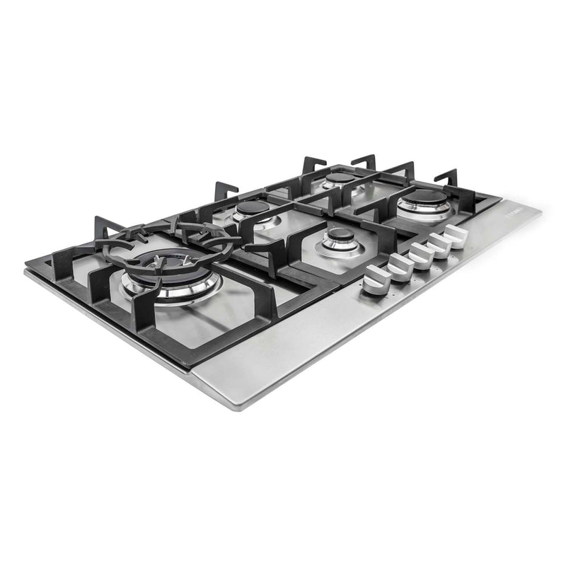 Load image into Gallery viewer, Cosmo 30 in. Gas Cooktop in Stainless Steel with 5 Sealed Brass Burners