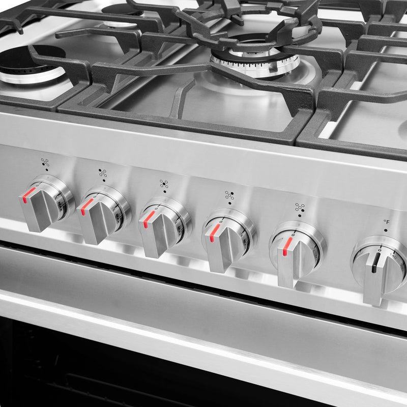 Load image into Gallery viewer, Cosmo 36 inch, Stainless Steel Single Oven Gas Range with 5 Burner Cooktops - COS-965AGC
