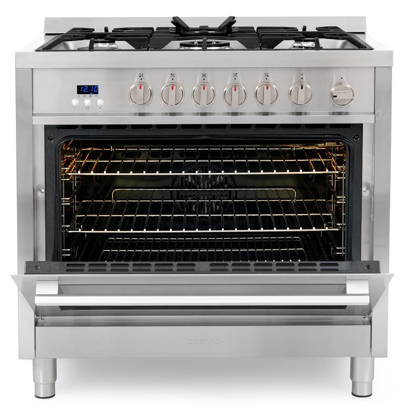 Load image into Gallery viewer, Cosmo 36 inch, Stainless Steel Single Oven Gas Range - COS-965AGFC