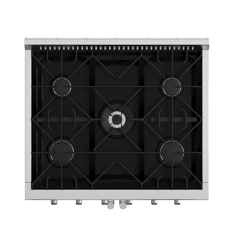 Load image into Gallery viewer, Forno Galiano 30-Inch Freestanding French Door Gas Range, 5 Burners, Convection Oven, Energy Efficient