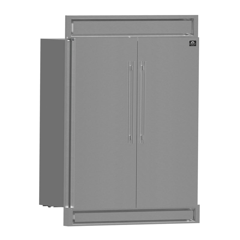 Load image into Gallery viewer, Forno Maderno 2-28-Inch Wide, Stainless Steel Convertible Refrigerator/Freezer - FFFFD1722-60S