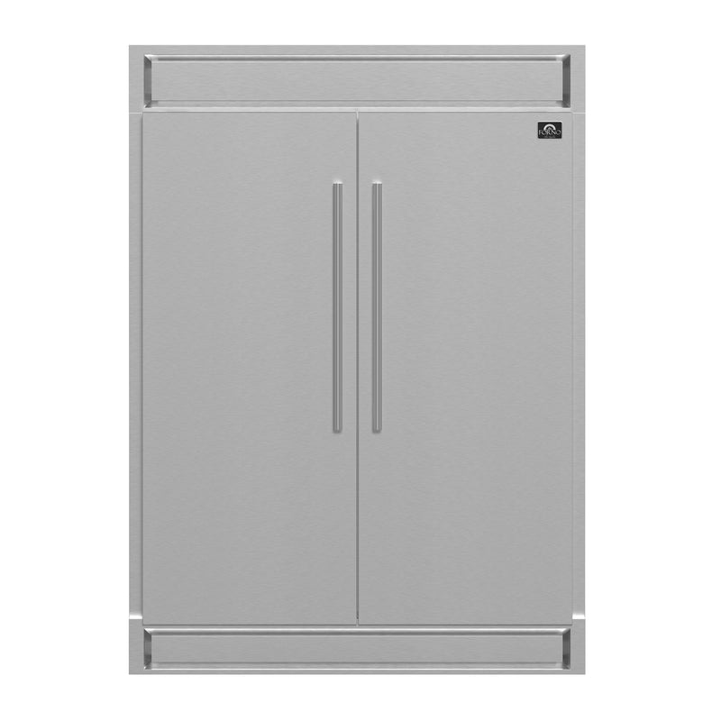 Load image into Gallery viewer, Forno Maderno 2-28-Inch Wide, Stainless Steel Convertible Refrigerator/Freezer - FFFFD1722-60S