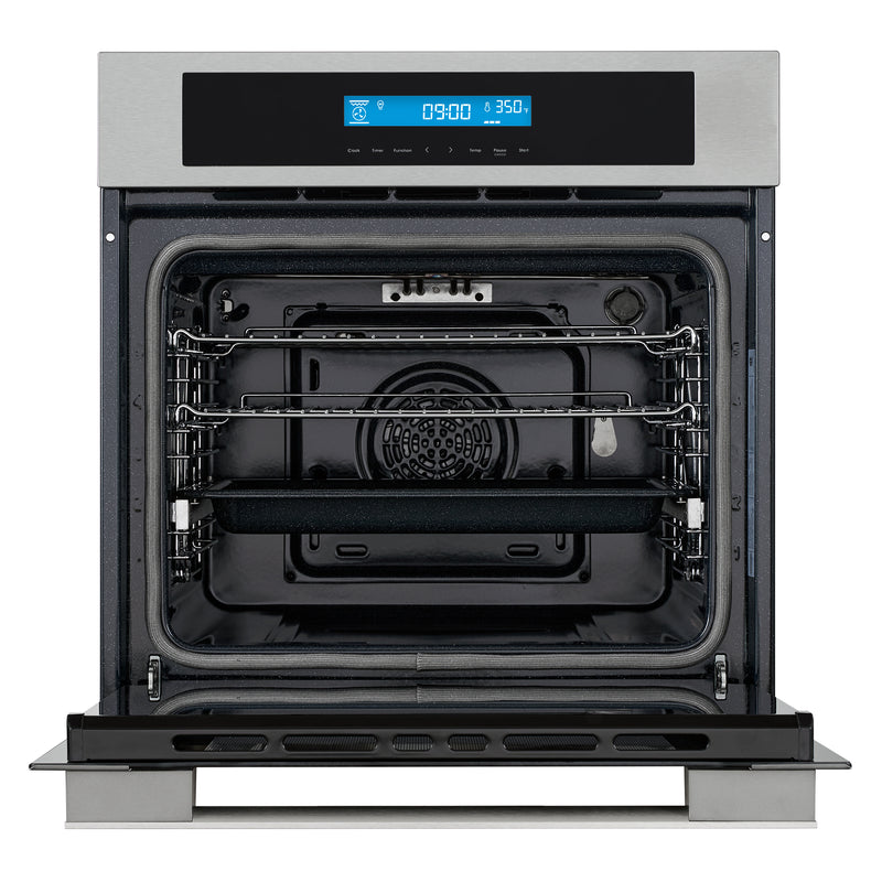 Load image into Gallery viewer, Cosmo 24 in. 2.5 cu. ft. Single Electric Wall Oven w/8 Functions and True European Convection in Stainless Steel