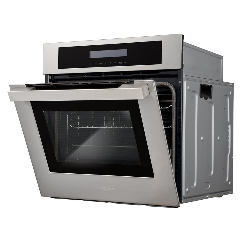 Load image into Gallery viewer, Cosmo 24 in. 2.5 cu. ft. Single Electric Wall Oven w/8 Functions and True European Convection in Stainless Steel