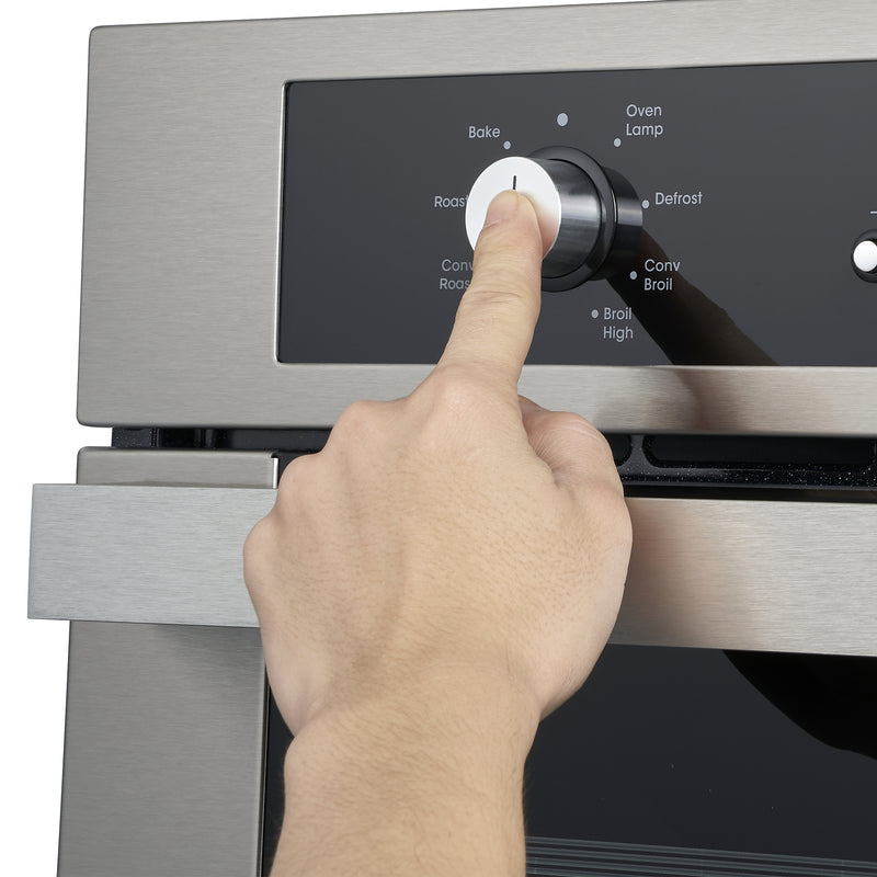 Load image into Gallery viewer, Cosmo 24 in. Electric Built-In Wall Oven with 2.5 cu. ft. Capacity, 8 Functions & Turbo True European Convection
