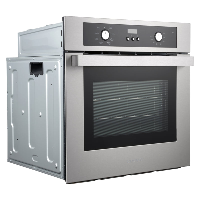 Load image into Gallery viewer, Cosmo 24 in. Electric Built-In Wall Oven with 2.5 cu. ft. Capacity, 8 Functions & Turbo True European Convection