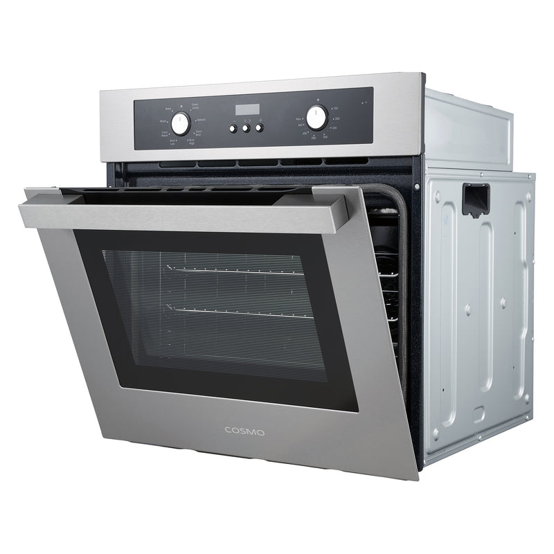 Load image into Gallery viewer, Cosmo 24 in. Electric Built-In Wall Oven with 2.5 cu. ft. Capacity, 8 Functions & Turbo True European Convection